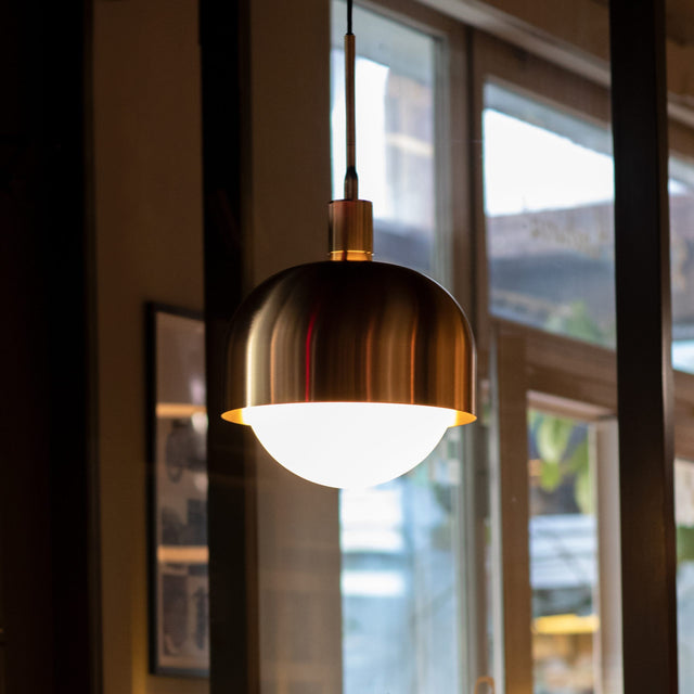 Candelabru Forked Pendant Shade Globe Large Buster + Punch London