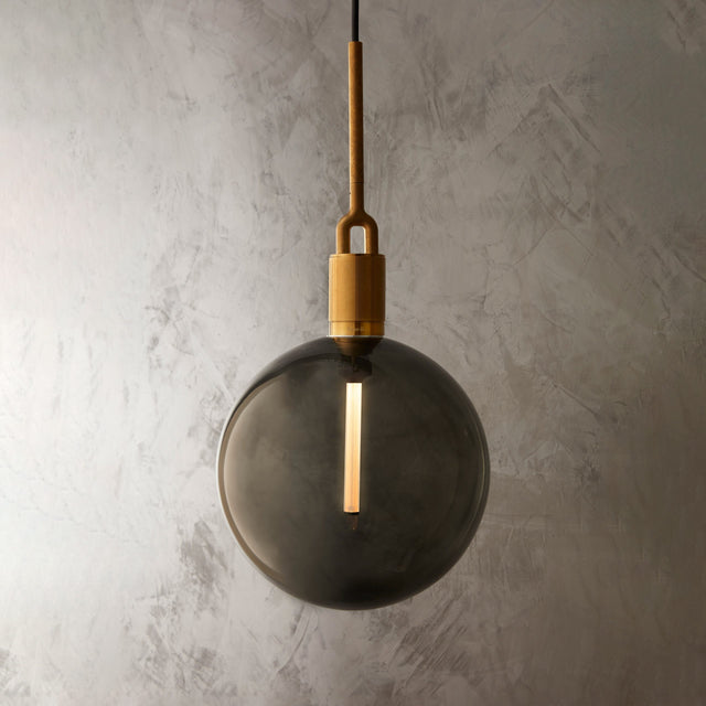 Candelabru Forked Pendant Globe Medium Buster + Punch London
