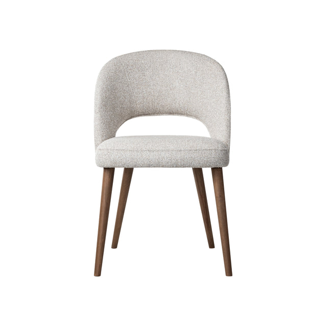 Sedia da pranzo Dex con gambe in legno 55 L x 60 P x 82 H