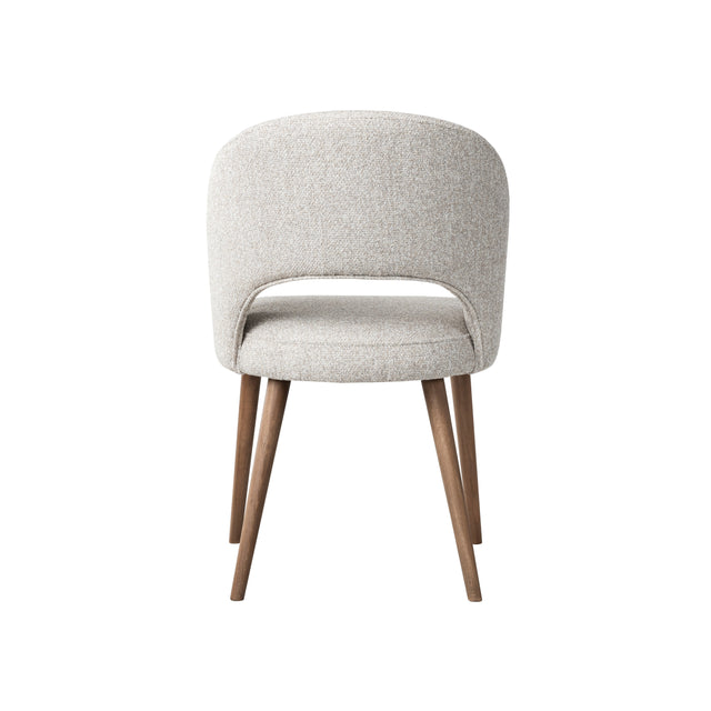 Sedia da pranzo Dex con gambe in legno 55 L x 60 P x 82 H