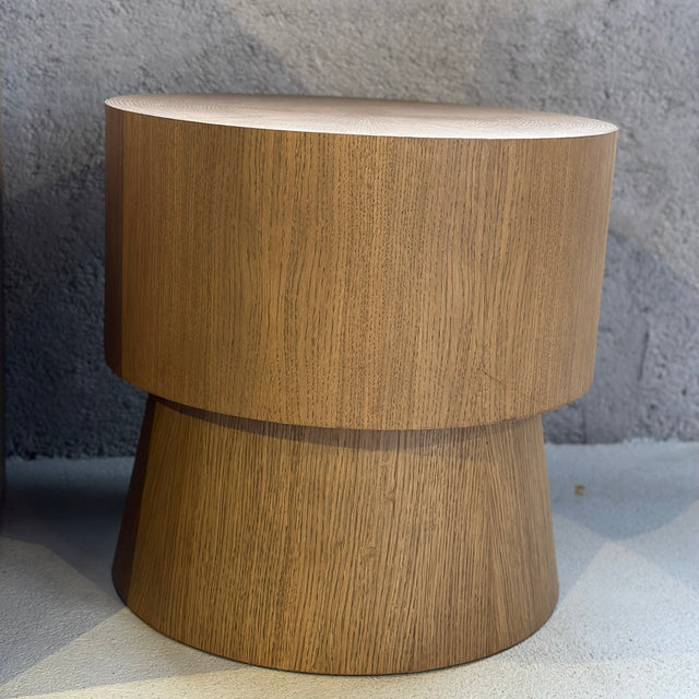 Eiche Log Couchtisch 51x51x50 cm