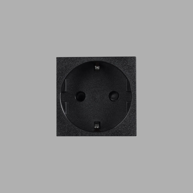 SCHUKO foglalat modul F típus - 45mm - Buster + lyukasztó