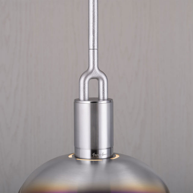 Candelabru Forked Pendant Shade Globe Large Buster + Punch London