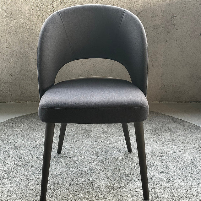 Sedia da pranzo Dex con gambe in legno 55 L x 60 P x 82 H