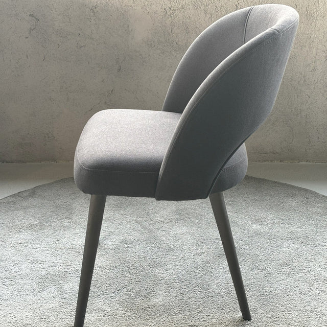 Sedia da pranzo Dex con gambe in legno 55 L x 60 P x 82 H