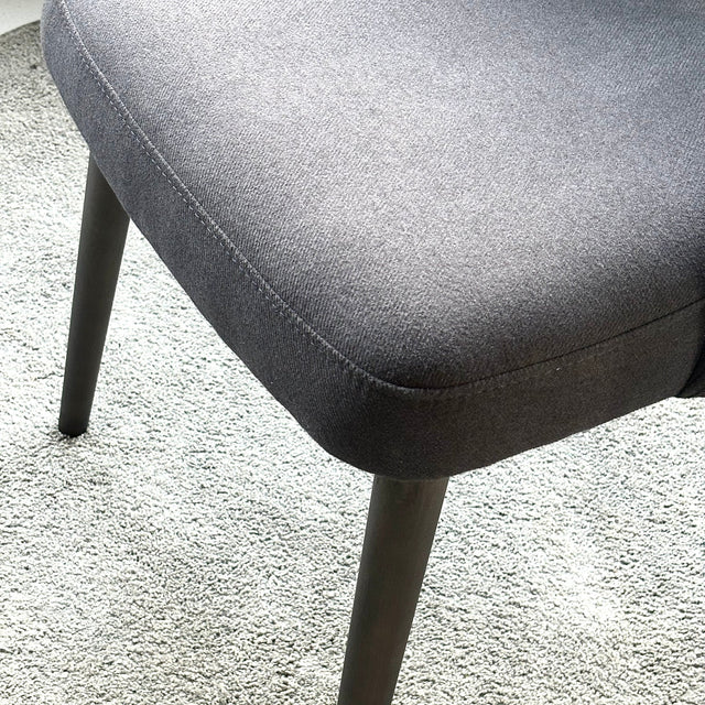Sedia da pranzo Dex con gambe in legno 55 L x 60 P x 82 H