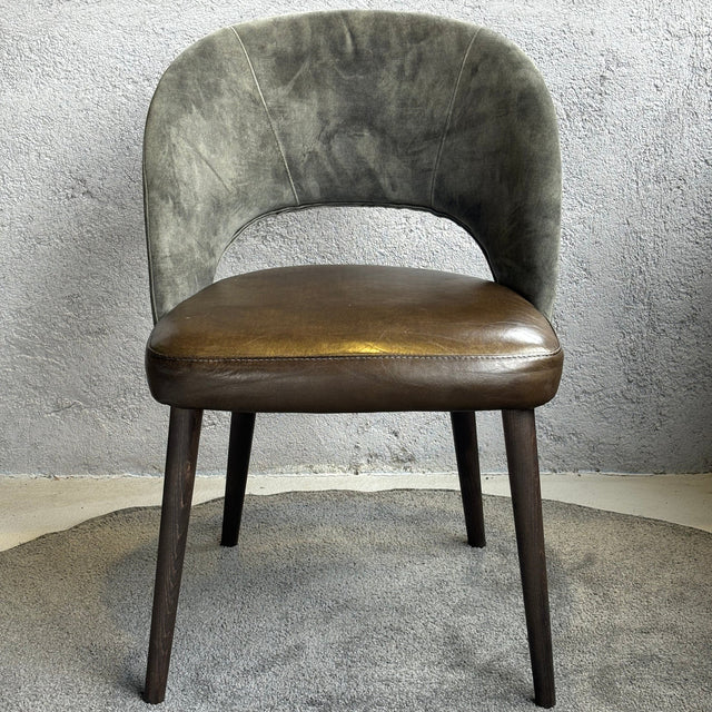 Sedia da pranzo Dex con gambe in legno 55 L x 60 P x 82 H