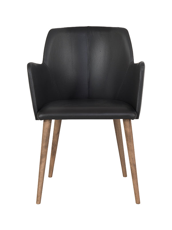 Chaise Stewart avec pieds en bois 53 L x 57 P x 77 H