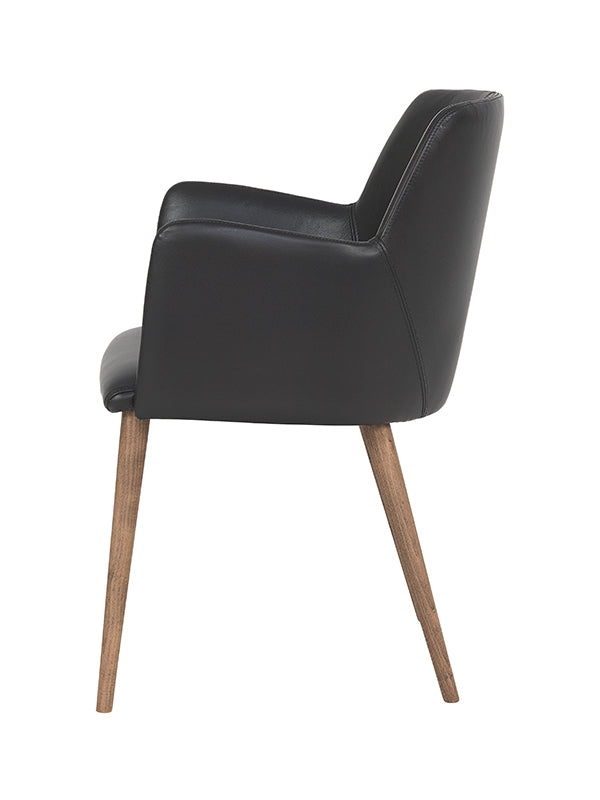 Chaise Stewart avec pieds en bois 53 L x 57 P x 77 H
