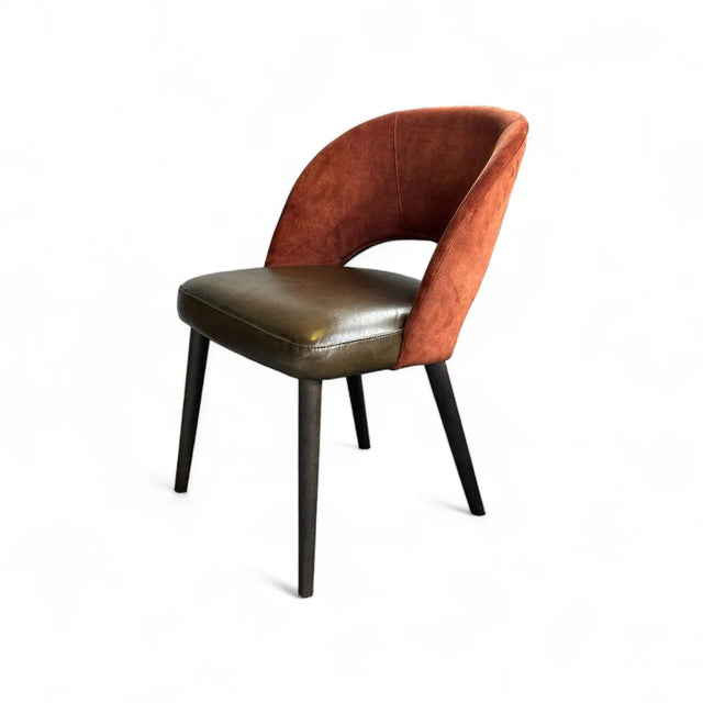 Sedia da pranzo Dex con gambe in legno 55 L x 60 P x 82 H