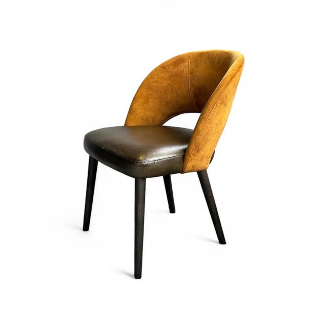 Sedia da pranzo Dex con gambe in legno 55 L x 60 P x 82 H