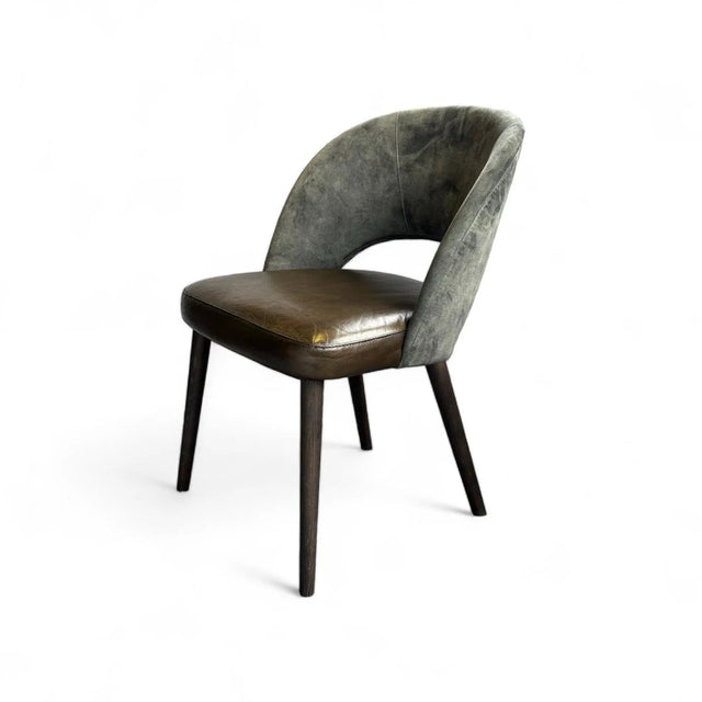 Sedia da pranzo Dex con gambe in legno 55 L x 60 P x 82 H