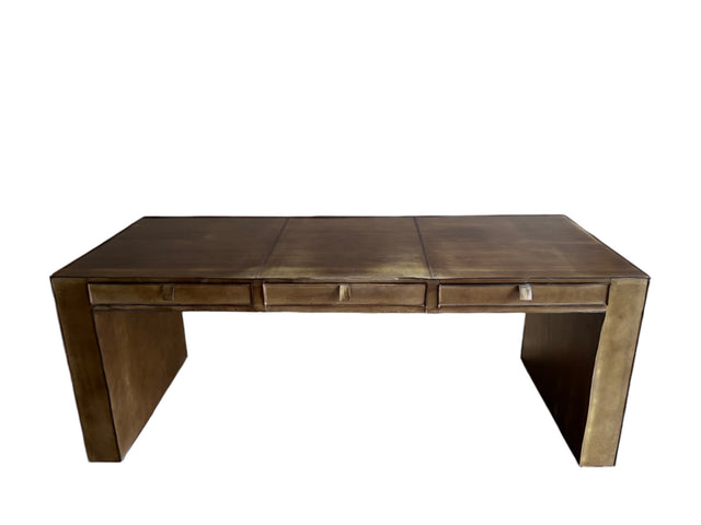 Lugano bőr irodai asztal 200 W x 80 D x 78 H
