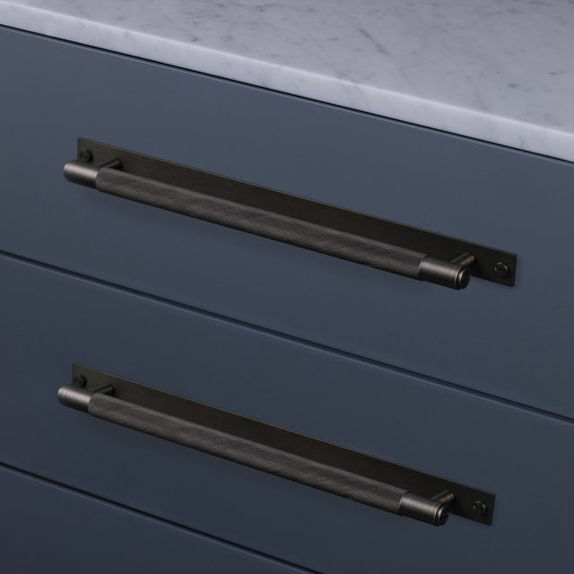 Furniture Cross-Knurl Plate Buster + Punch