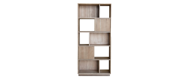Dawson könyvespolc tömör tölgy 80 W x 32 D x 175 H