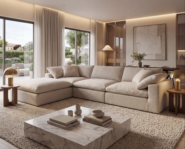 FLOAT - divano modulare premium progettato per un relax assoluto