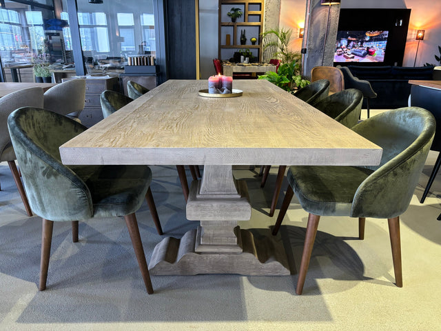 Tavolo da pranzo rettangolare in legno massiccio Paris