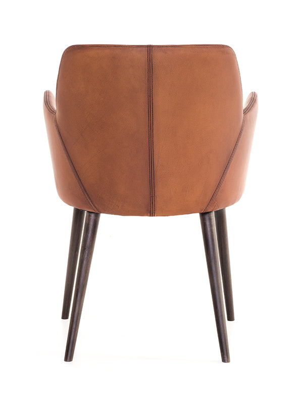 Stewart Stuhl mit Holzbeinen 53 B x 57 T x 77 H