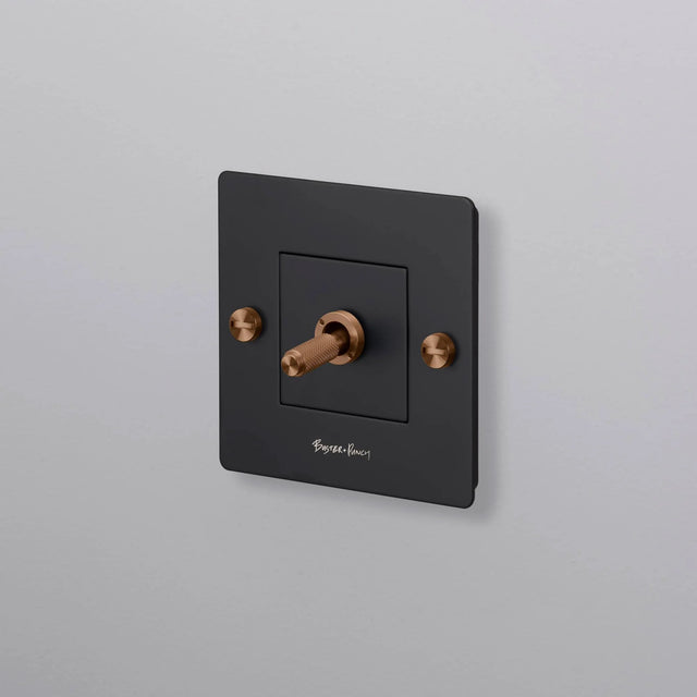 Întrerupător Toggle 1G Cross Knurl Warm Sunset Buster + Punch