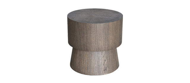 Eiche Log Couchtisch 51x51x50 cm