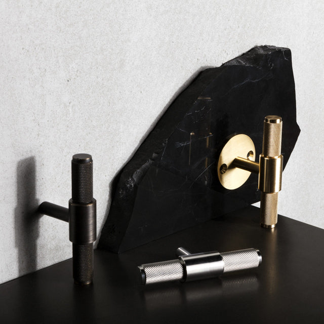 T-Bar Handle with Buster + Punch Plate