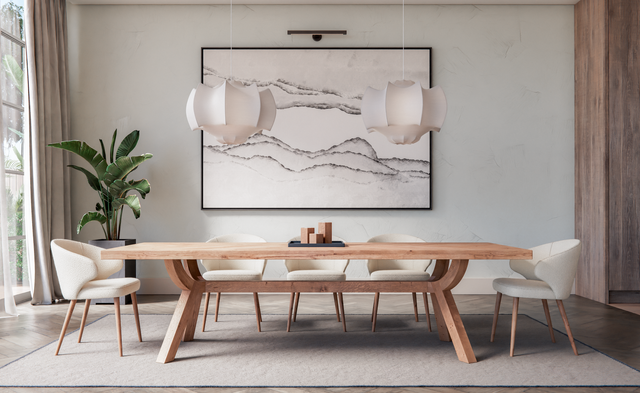 Tavolo Wishbone in rovere